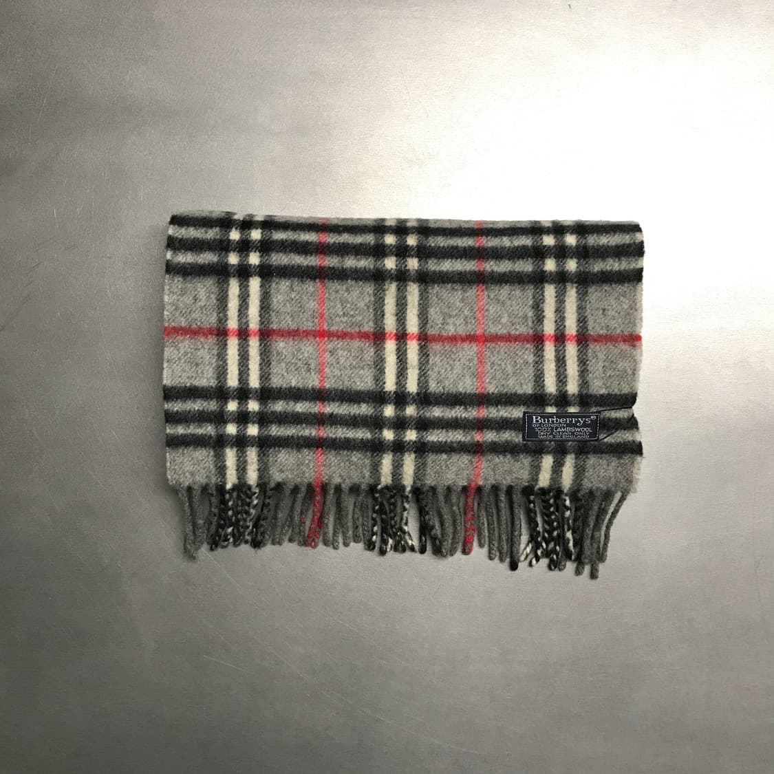 버버리 정품 램스울 머플러 그레이 상품이미지3