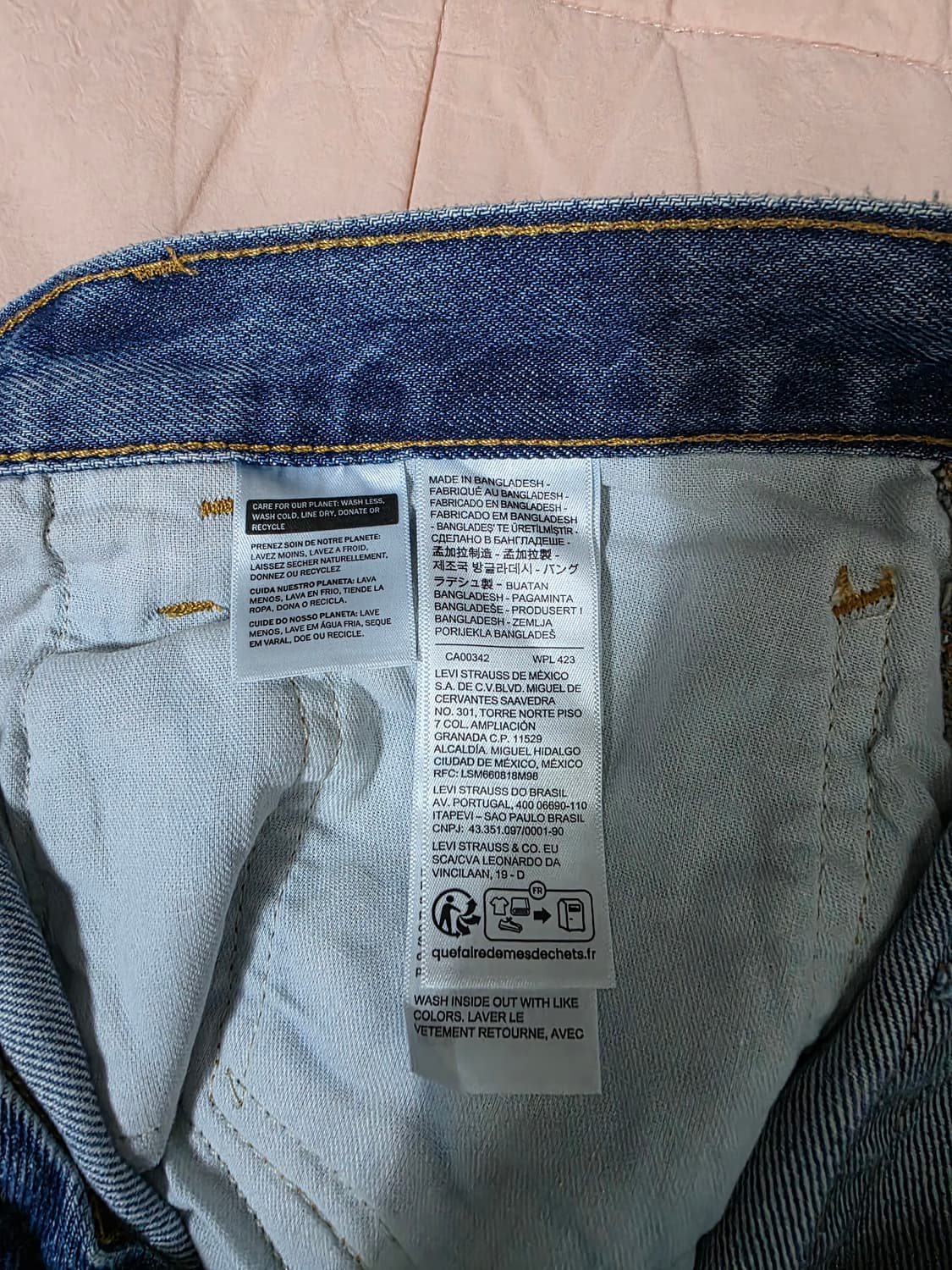 리바이스568 더블니 34x32 상품이미지4