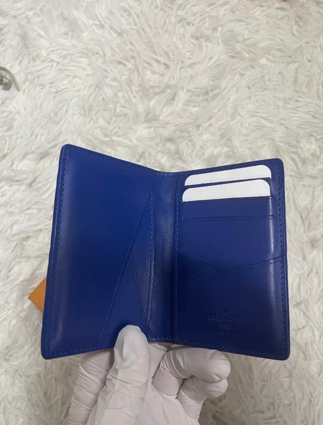 [한정판] [풀구성] [S+급] 루이비통 토뤼옹 오거나이저 카드지갑 블루 상품이미지4