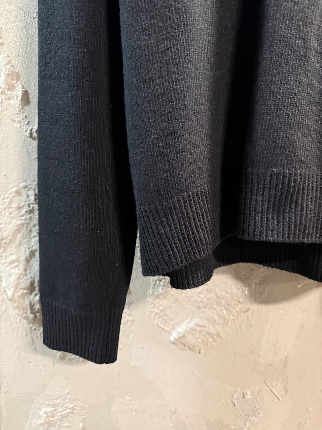 시스템 울 니트 스웨터 블랙 95 상품이미지2