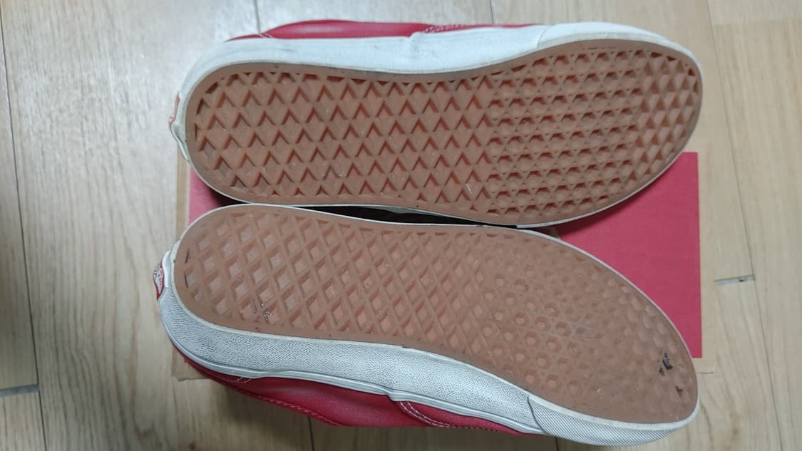 반스 어센틱 웨이브 워시드 레드 265 상품이미지5