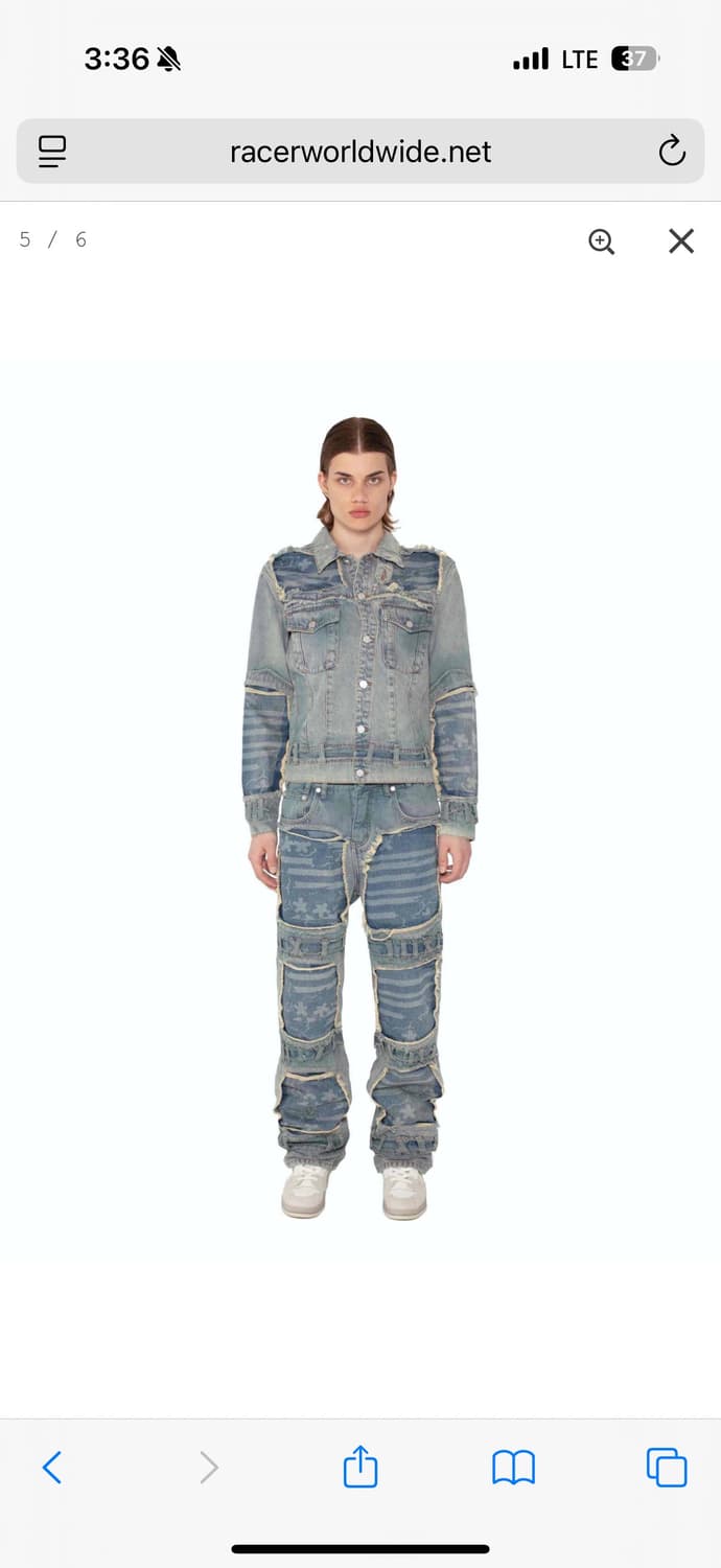 Racer worldwide 워싱 liberty 데님 팬츠 상품이미지5