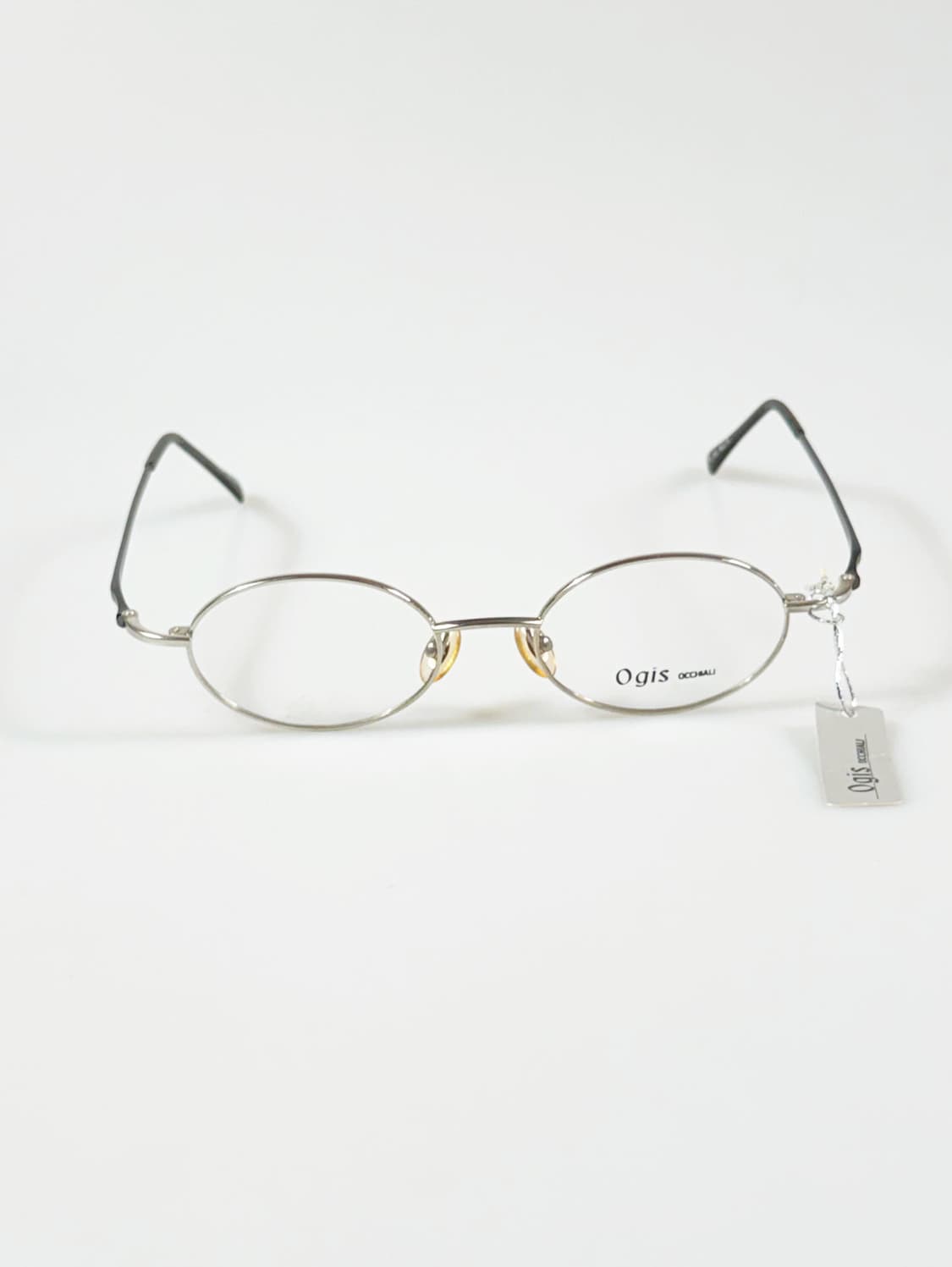 OGIS 실버 슬림 오벌 메탈 프레임 빈티지 안경 상품이미지1
