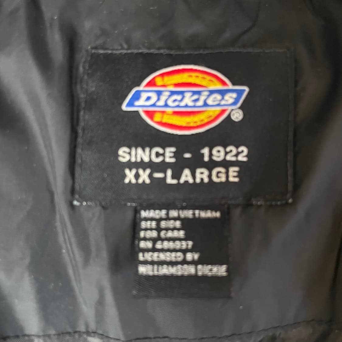 디키즈 USA 레드 로고 블랙 경량패딩 XXL 상품이미지5