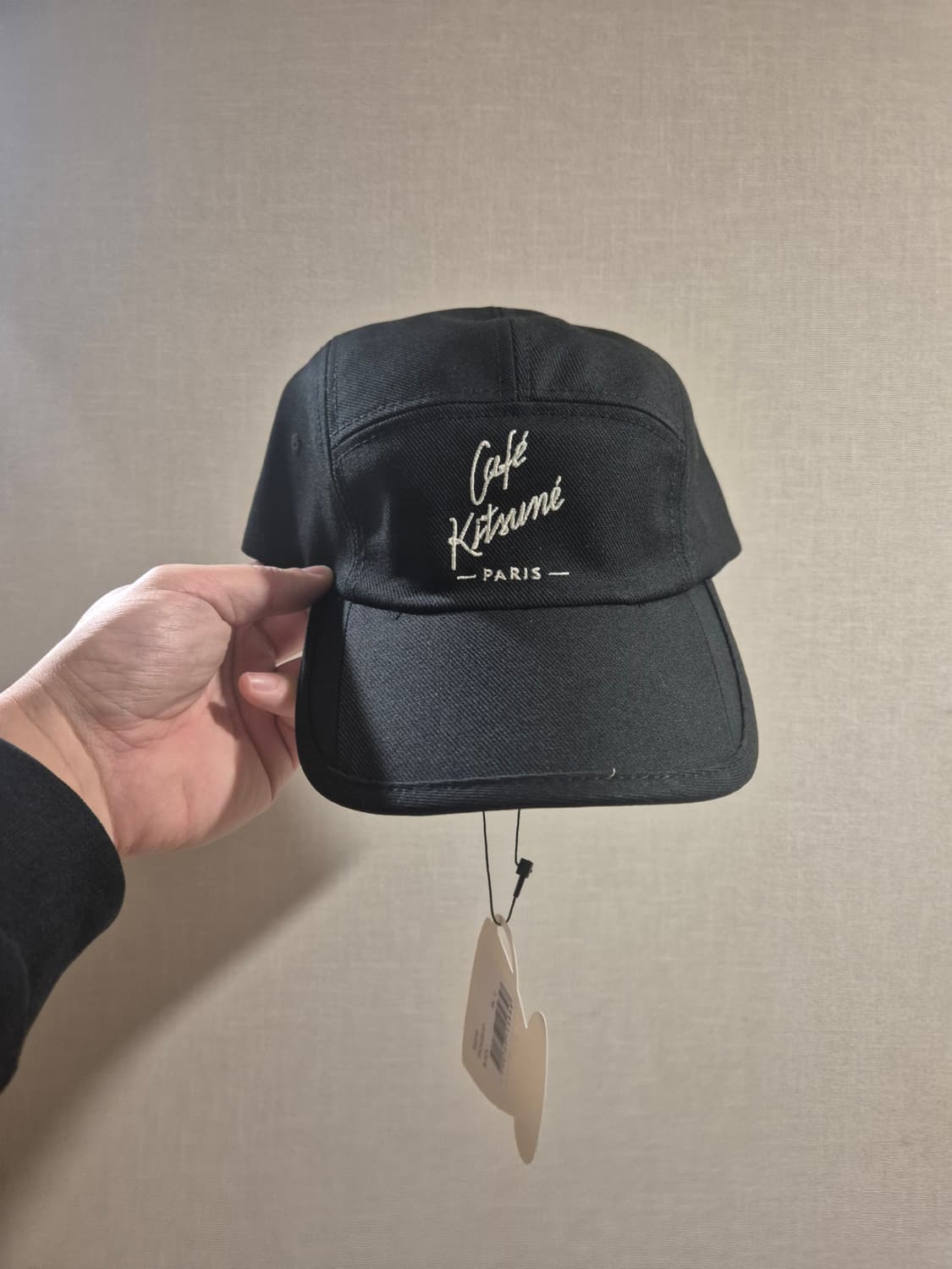 [새상품] 메종키츠네 카페 키츠네 5P 캡 블랙 상품이미지1