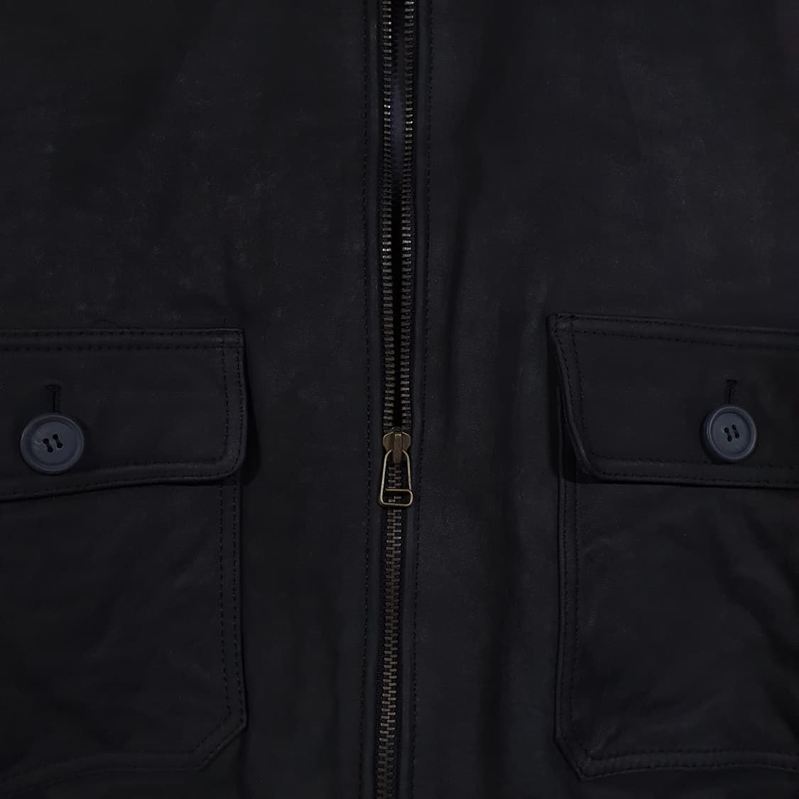 2XL (110) 빈티지 양가죽 G-1 블랙 퍼 플라이트 a-2 자켓 상품이미지5