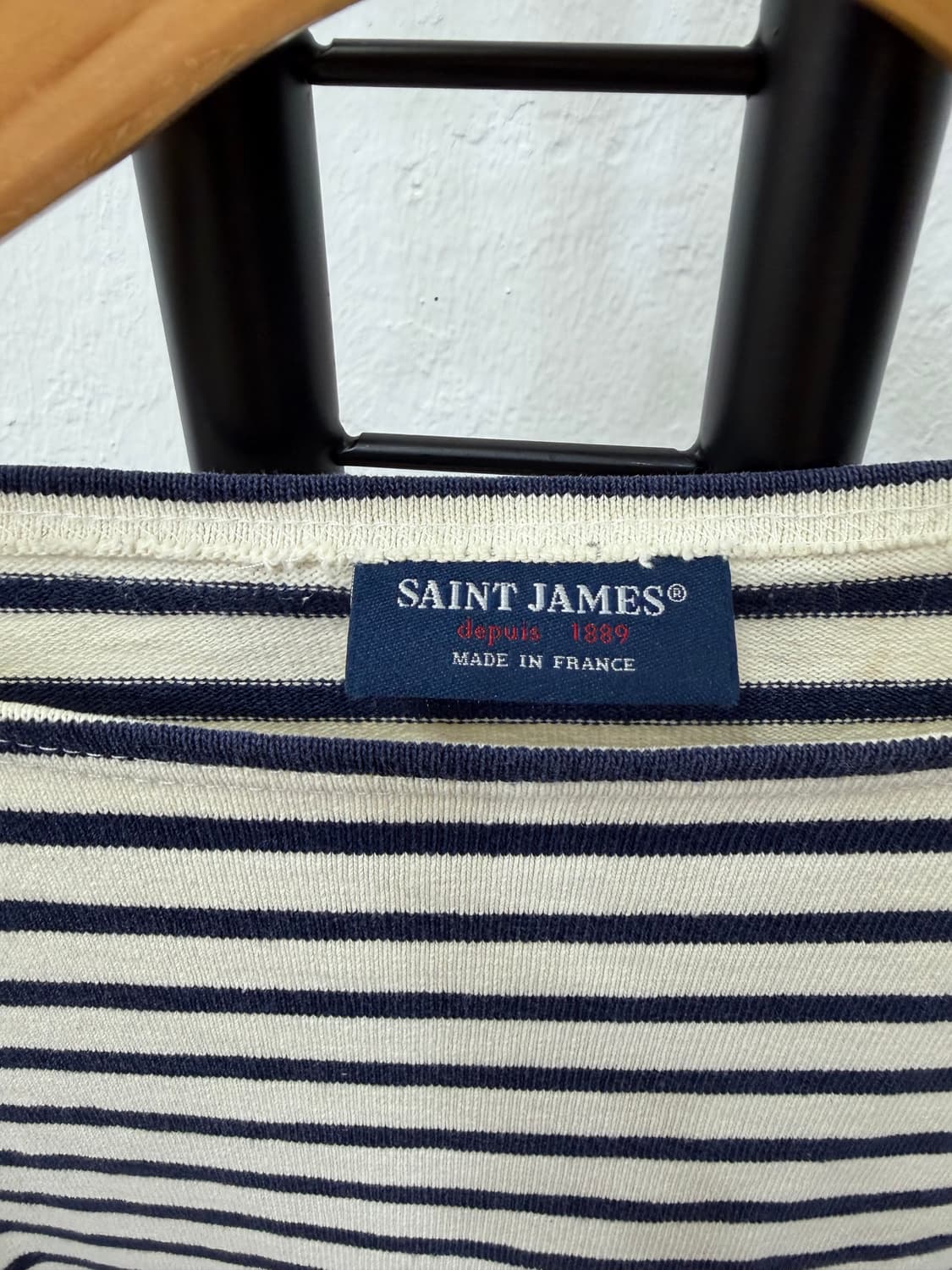 정품) 세인트제임스 여성 엠보패치 티셔츠 40 상품이미지6