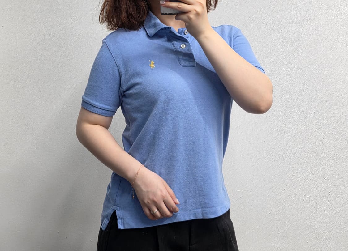 [프립]M/폴로 랄프로렌 반팔카라티 블루 상품이미지1