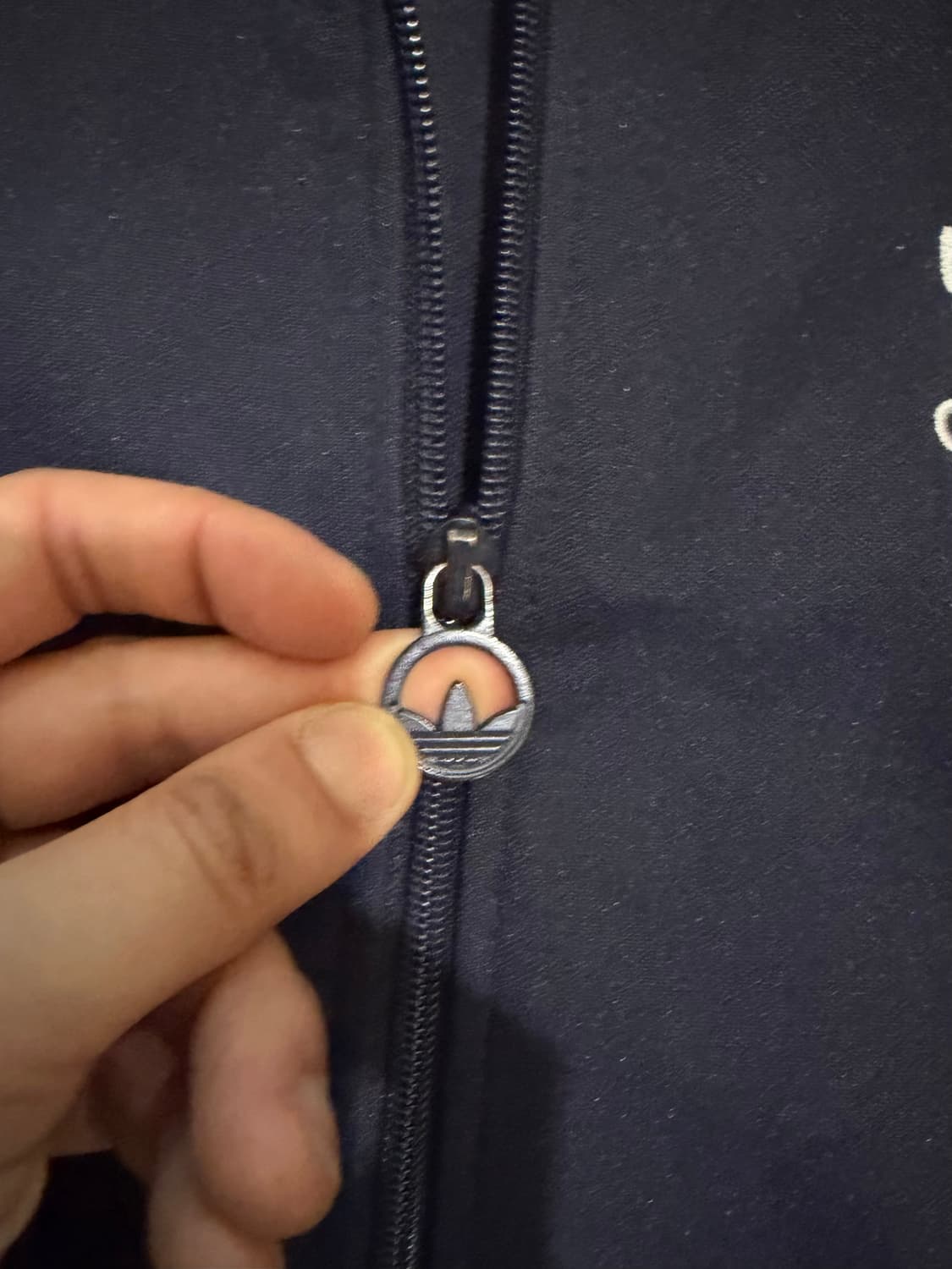 100) 아디다스 파이어버드 로고 트랙탑 져지 네이비 상품이미지4