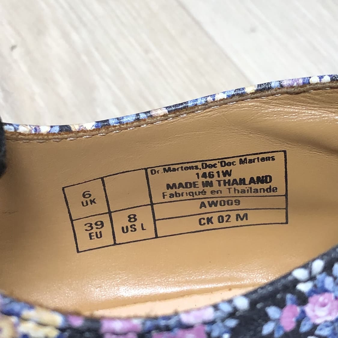 (250) 닥터마틴 Dr.martens 1461 나파 플로랄 플라워 3홀 상품이미지9