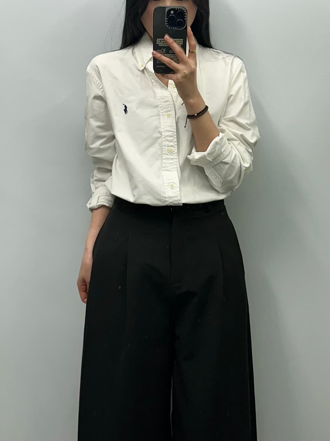 폴로 랄프로렌 화이트 옥스포드 셔츠 상품이미지1