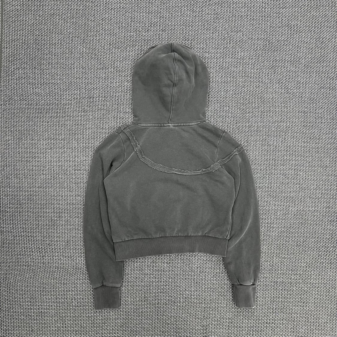 오드스튜디오 다크그레이 후드집업 상품이미지3
