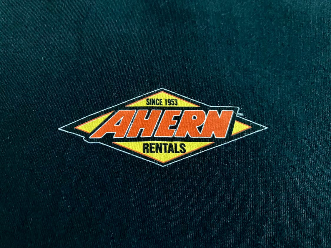 길단 사의 AHERN RENTALS 중장비 티셔츠 3XL 구제 빈티지  상품이미지3