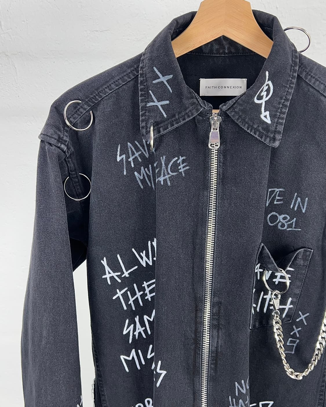 페이스 커넥션 19aw NTMB 에디션 피어스 그런지 타입 데님 자켓 상품이미지3