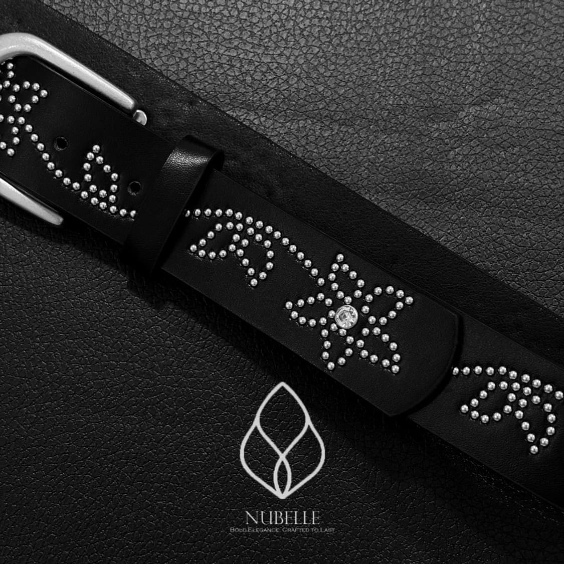 🌗 Flower stud belt / 플라워 스터드 웨스턴 벨트 상품이미지5