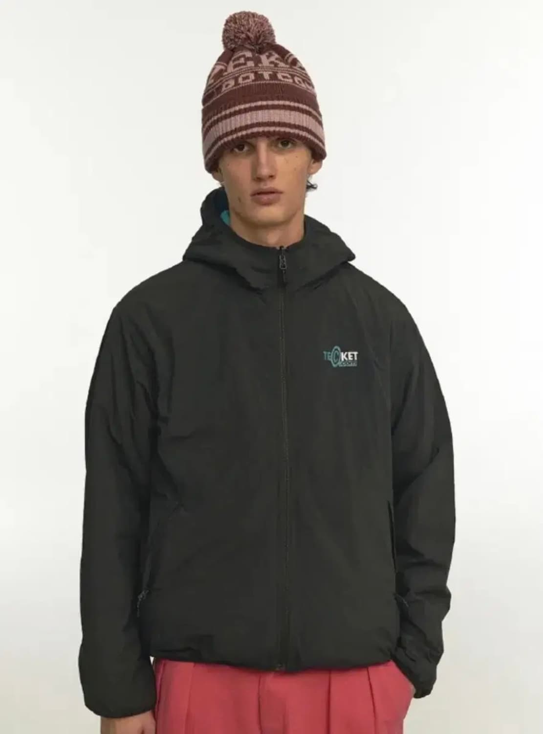 새제품.L) 테켓 위켄드 리버시블 플리스 자켓 틸 블루 후리스 상품이미지2