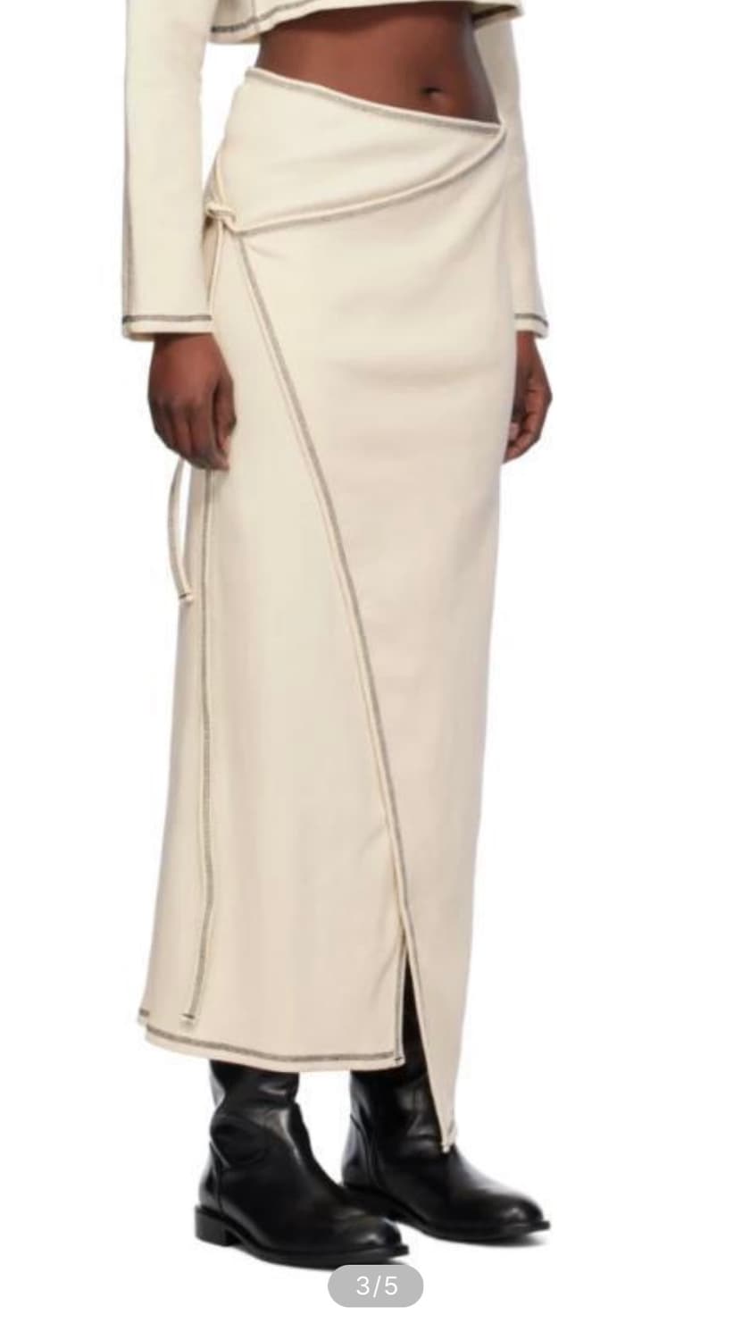 BASERANGE wrap skirt 랩스커트 상품이미지4