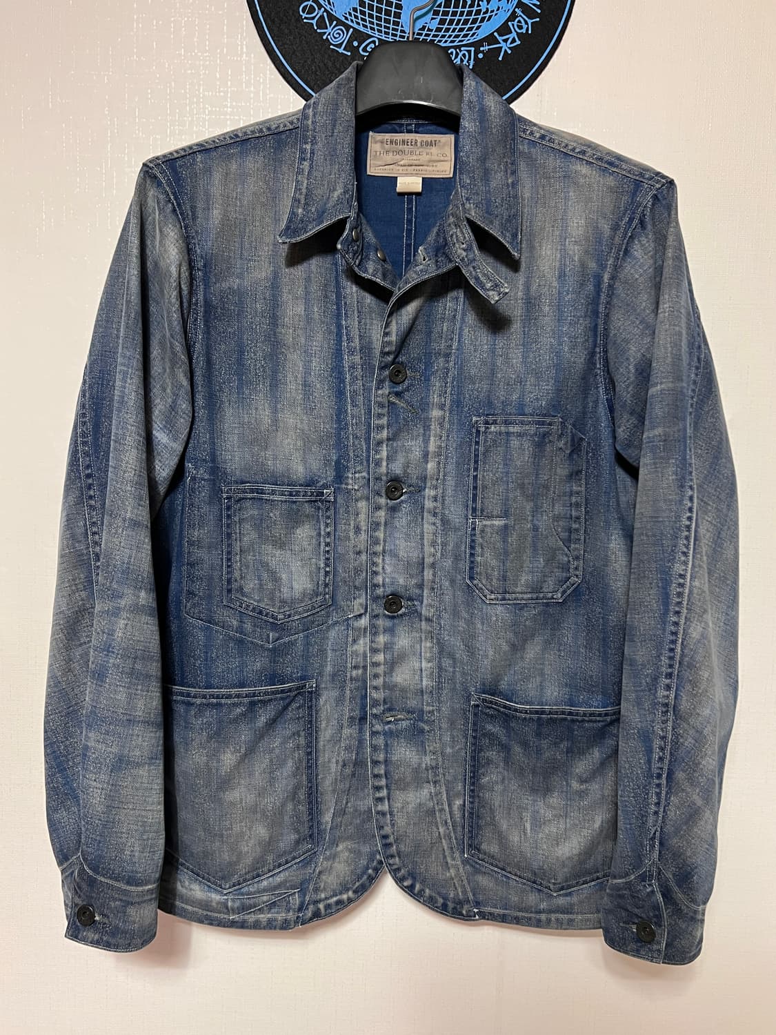 Rrl 엔지니어 자켓 m / 더블알엘 헤링본 워크 자켓 상품이미지1