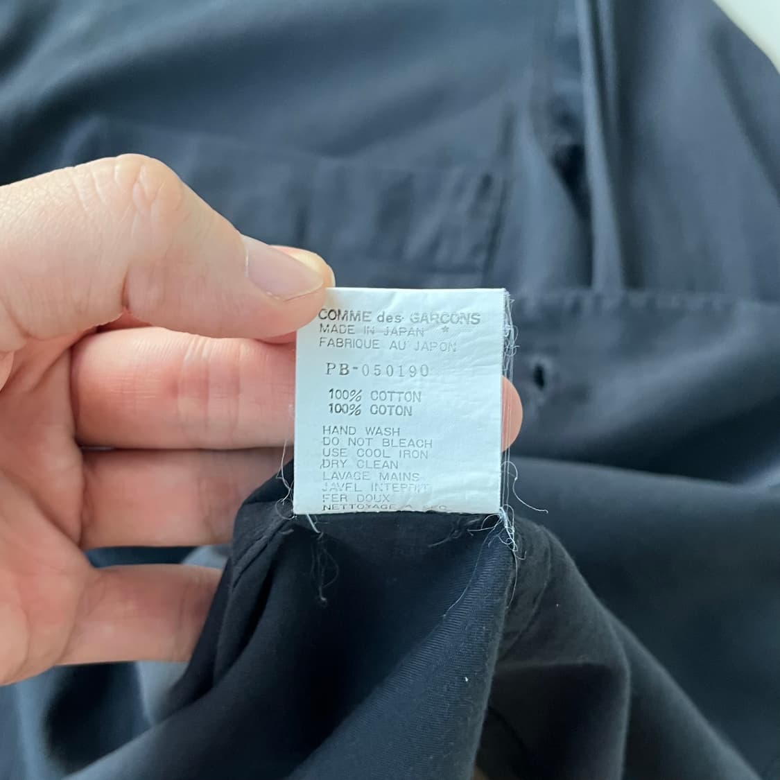 00s 꼼데가르송 옴므 플러스 빅 버튼 셔츠 상품이미지7