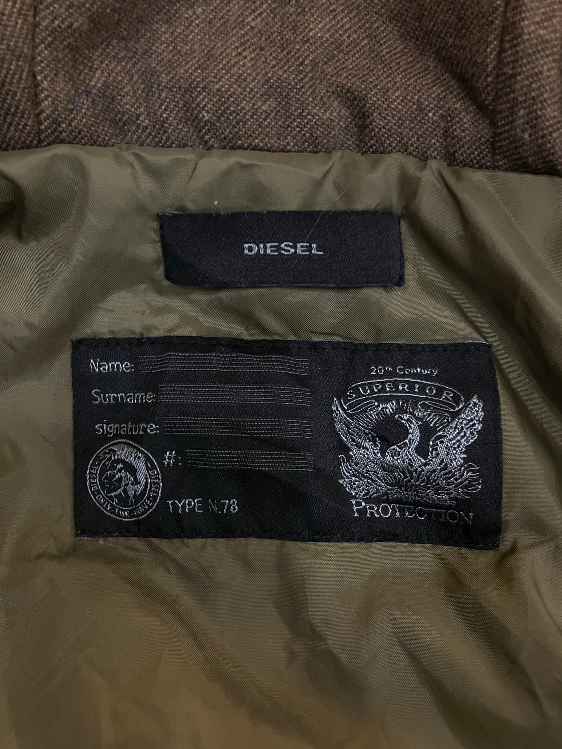 디젤 N78 타입 밀리터리 야상 상품이미지3