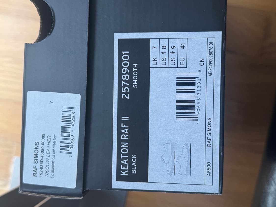 [41] 라프시몬스 닥터마틴 스틸토 블랙 상품이미지7