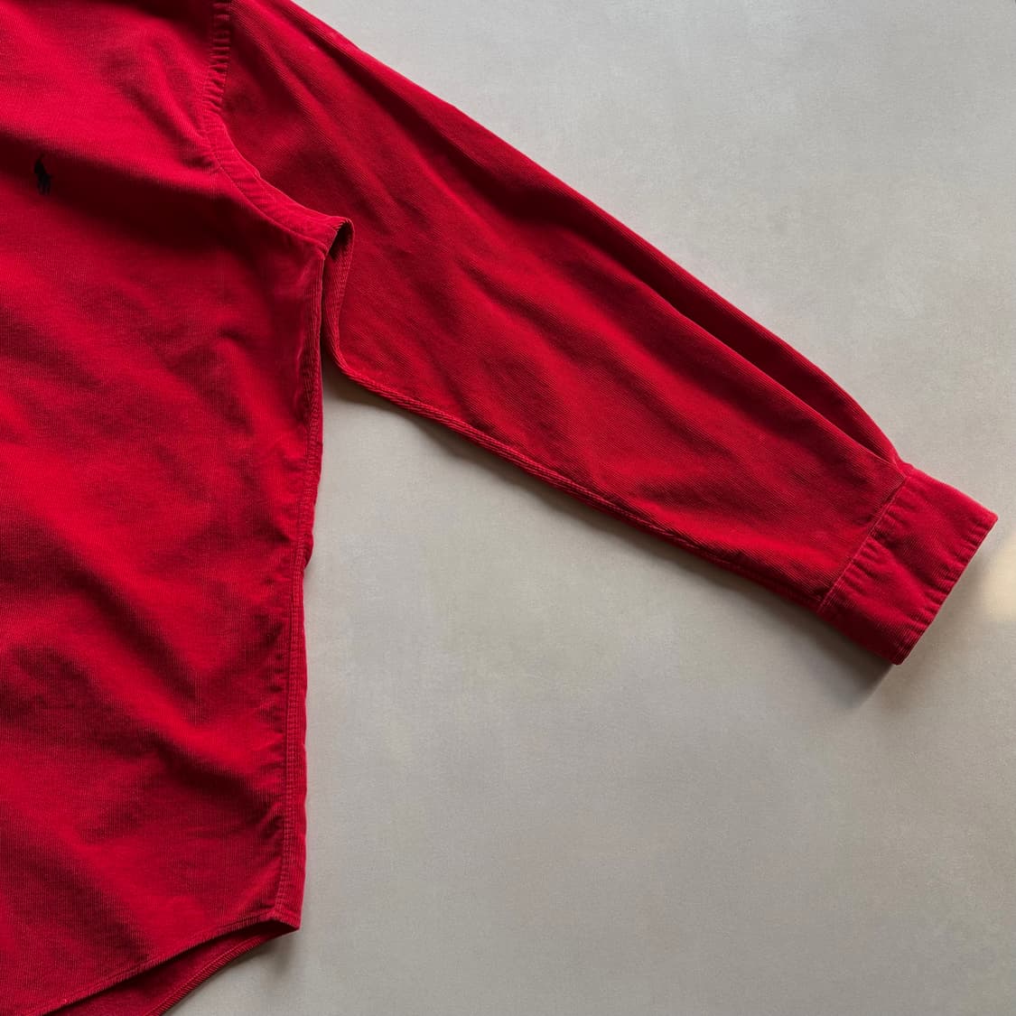 [L]폴로 랄프로렌 레드 코듀로이 셔츠 상품이미지5