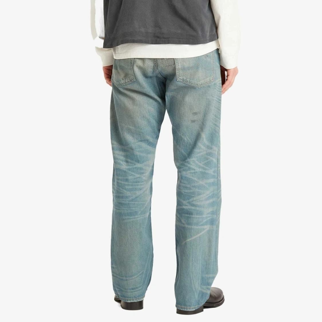 RRl 5포켓 릴렉스 진 34×32 상품이미지10