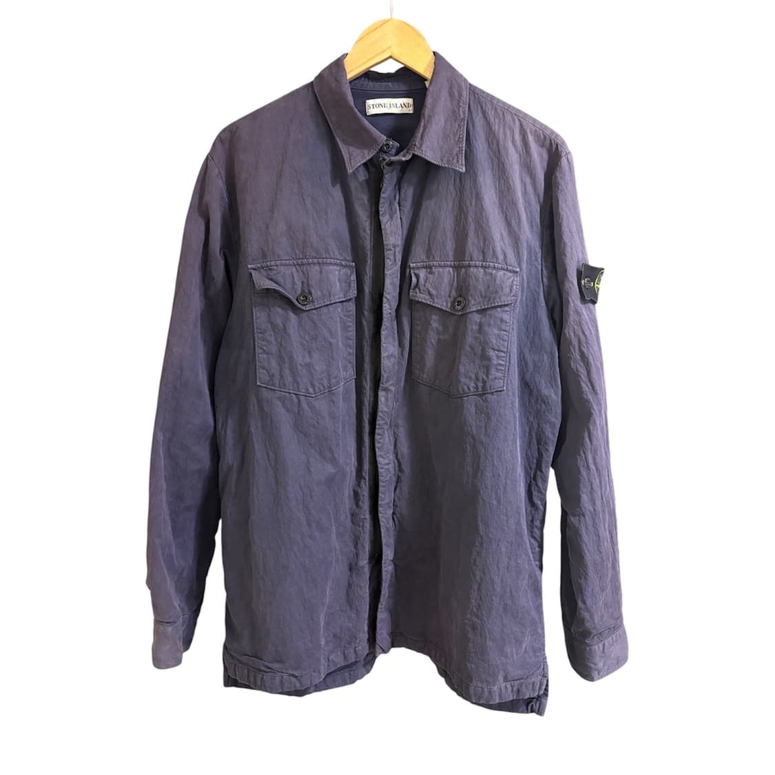 Stone Island 00s Garment Dyed Overshirt 상품이미지1