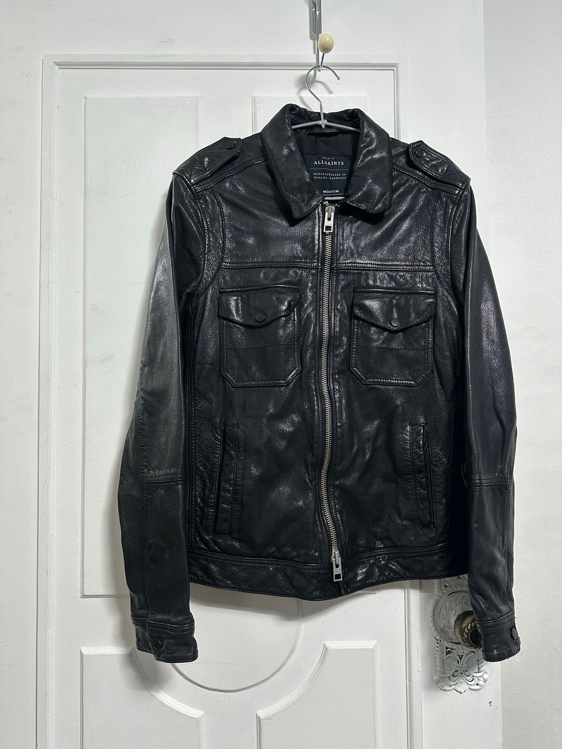 올세인츠 레더 자켓 상품이미지1