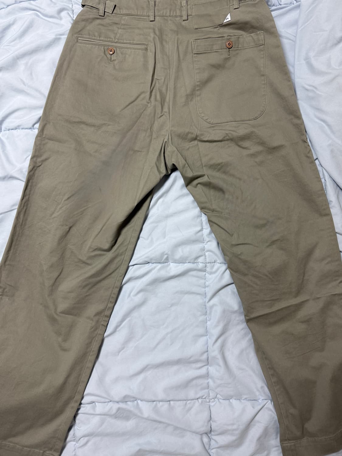 [XS] 이얼즈어고 와이드 치노 팬츠 Y-950 카키 상품이미지4