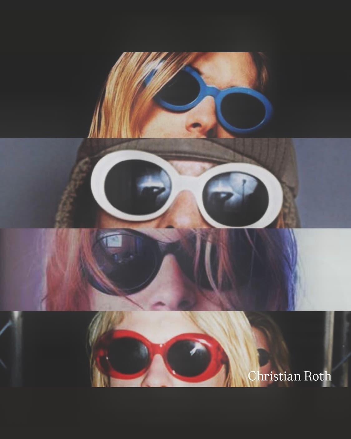 90-00s Christian Roth Red Frame Sunglass 상품이미지2