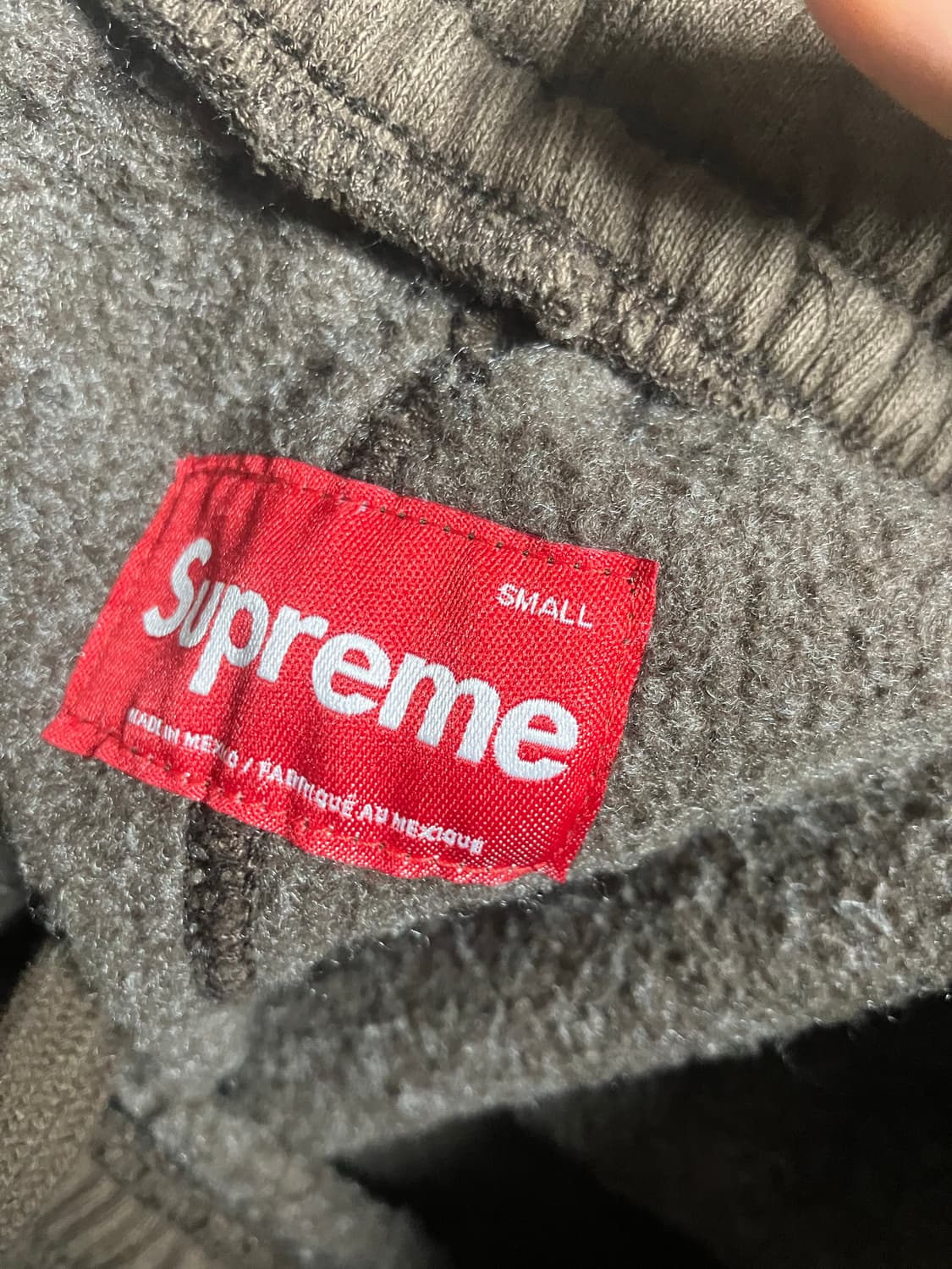 25FW 슈프림 스몰 박스 스웻팬츠 브라운 S 상품이미지5