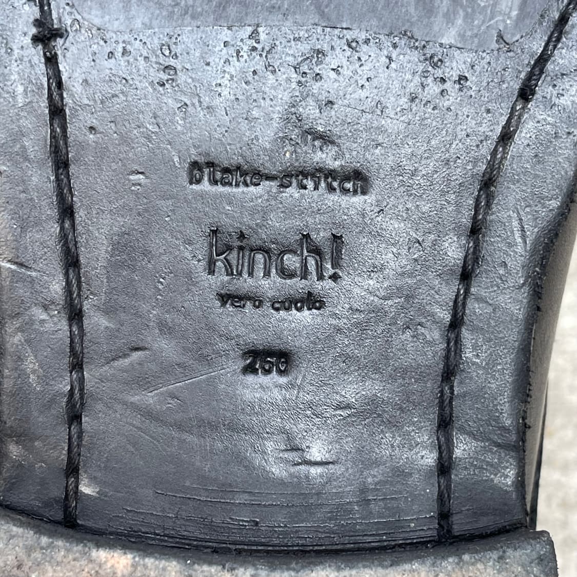 [260] 킨치 808 블랙 더비 슈즈 상품이미지8