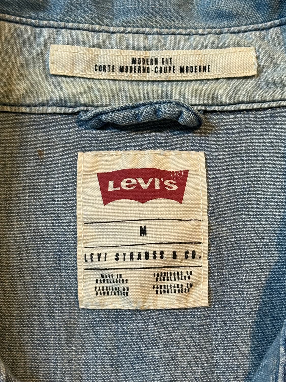 리바이스 LEVI'S 웨스턴 투포켓 데님 셔츠 상품이미지5