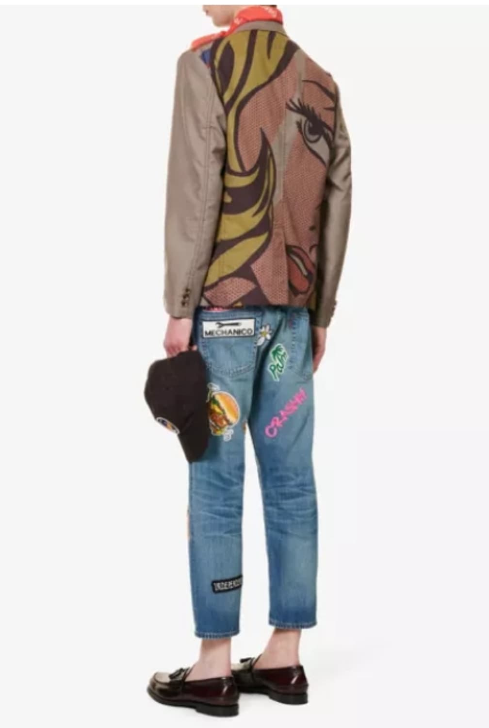 준야 와타나베 맨 꼼데가르송 x 로이 리히텐슈타인 울 블랜드 자켓 상품이미지2