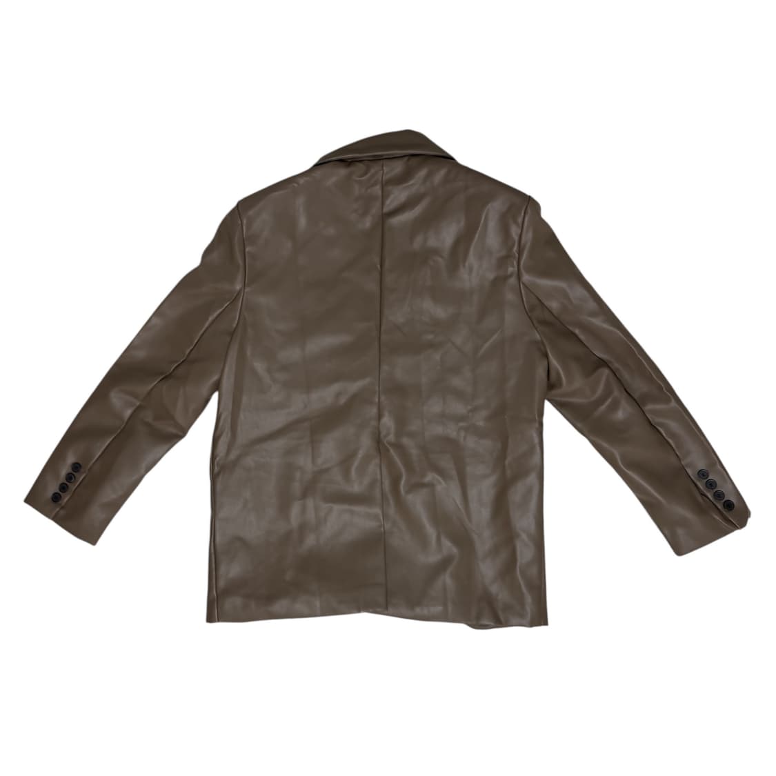 TheOpenProduct 토프브라운 비건레더 자켓 상품이미지4