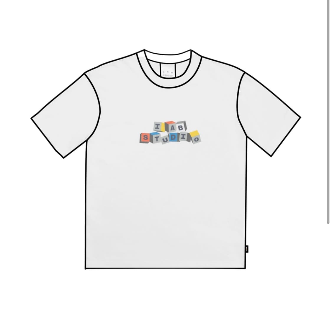 IAB T-Shirt Block White XL 사이즈 상품이미지1