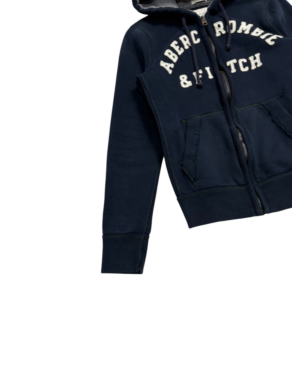 아베크롬비 앤 피치 기모 후드 집업 네이비 상품이미지3