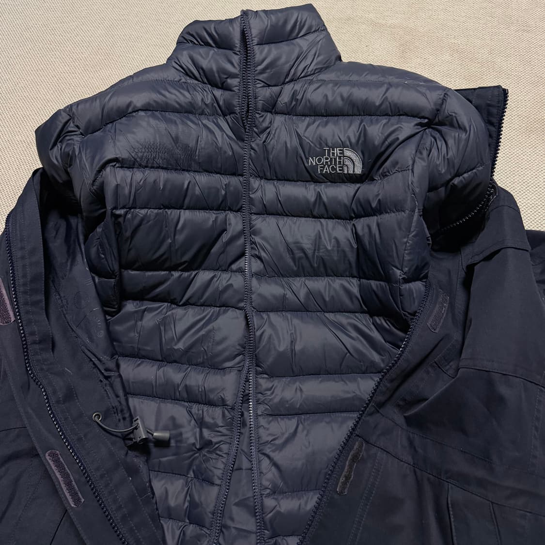 노스페이스 고어텍스 바람막이 자켓 (경량패딩 내피) 상품이미지5