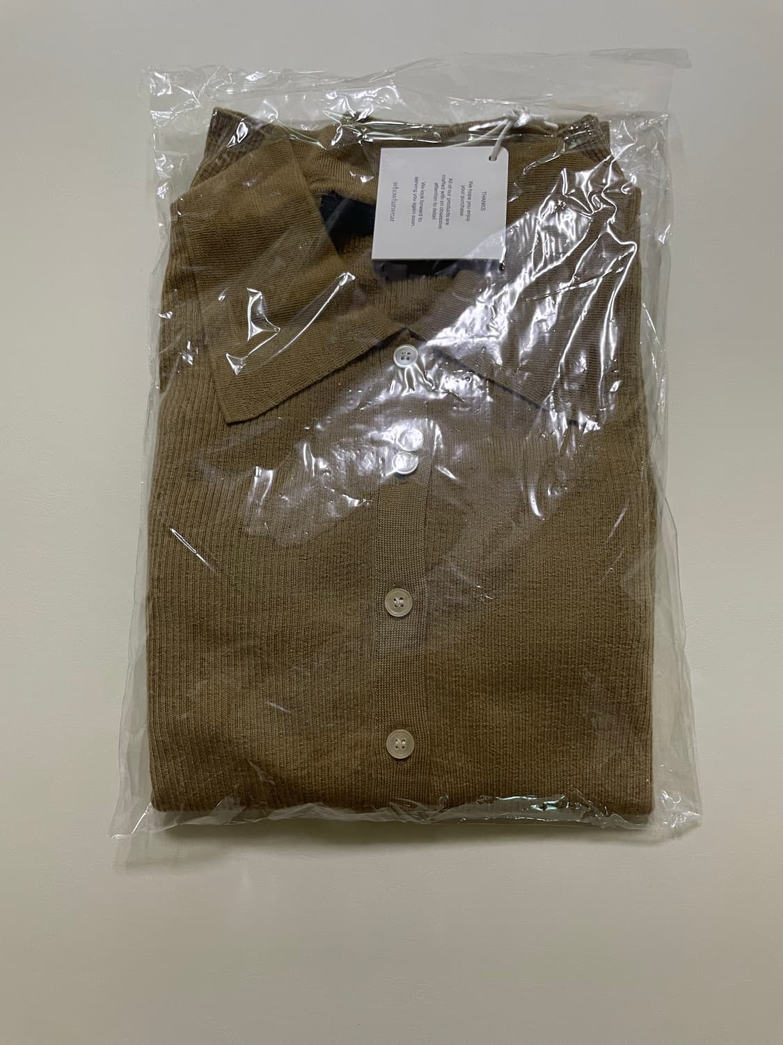 (re.w) flow soft pk knit  카멜 새상품(M) 상품이미지7