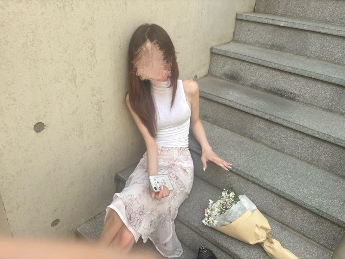 이알로이지 빈티지 플라워 스커트 상품이미지4
