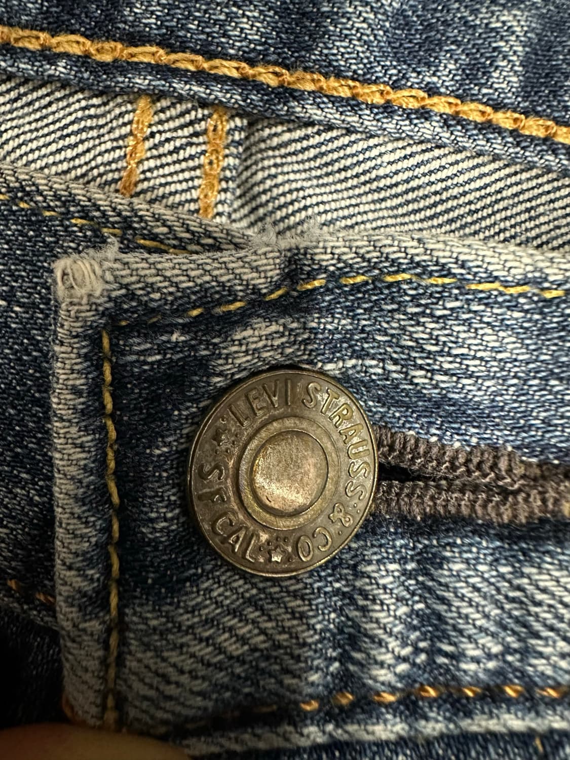 리바이스 Levis 502 워시드 데님 팬츠 W32 빈티지 청바지 상품이미지9