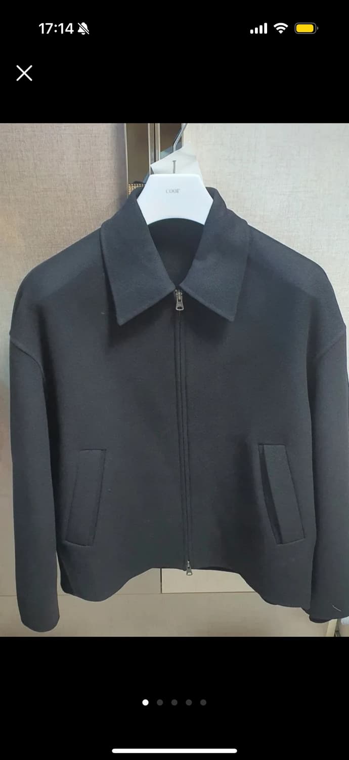 쿠어 MTR 핸드메이드 플리츠 자켓 블랙 L 100~105 상품이미지1