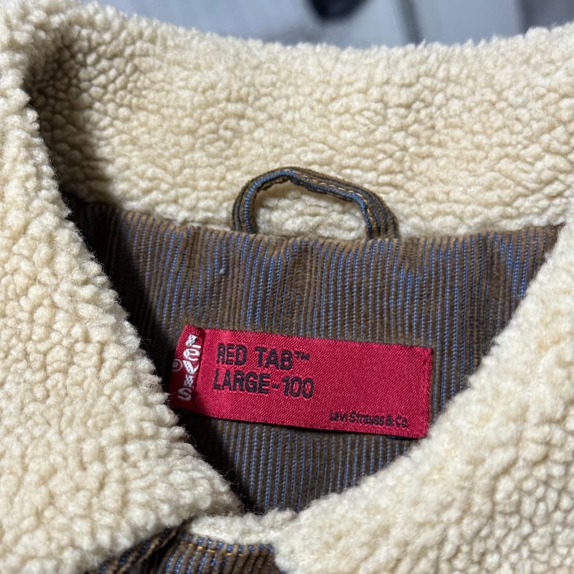 리바이스 오리지널 레드탭 코듀로이 골덴 쉐르파 트러커 자켓 상품이미지8