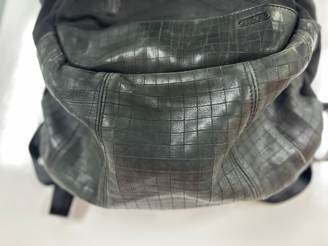 VISVIM 올드비즈빔 올블랙 레더믹스 발리스틱 백팩 20L 상품이미지7