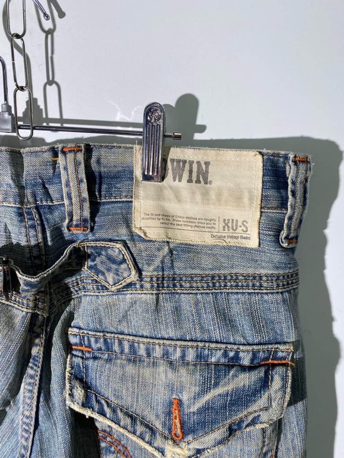 에드윈 워싱 데님 팬츠 상품이미지3