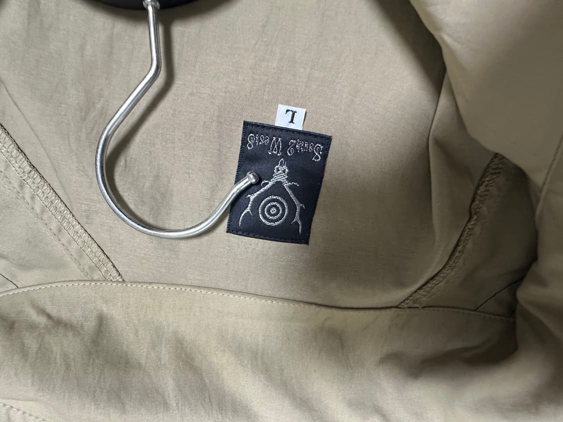 [L]남이서팔 트윌 반소매셔츠 베이지팝니다.  상품이미지5