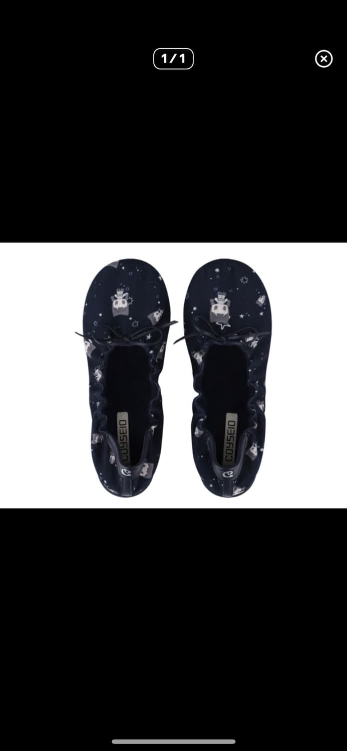 코이세이오 셔링 플랫 슈즈 상품이미지1