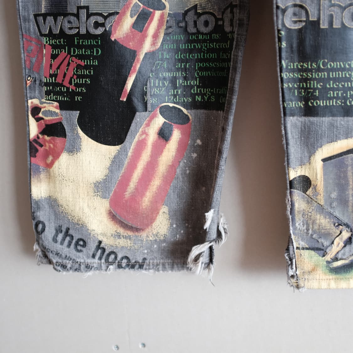 Arme Welcome The Hood Panting Denim 상품이미지5