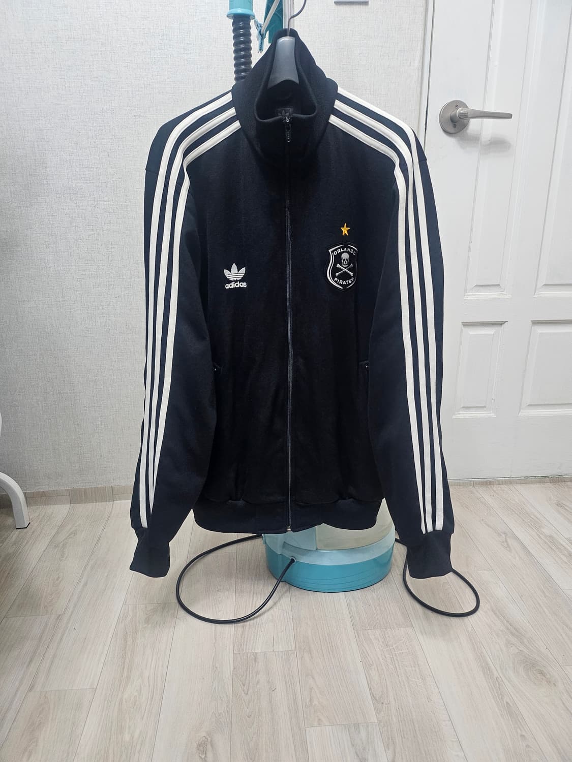 (110)2XL☆초대장급☆ 아디다스 파이어버드 올란도 [검흰] 트랙탑져지 상품이미지1